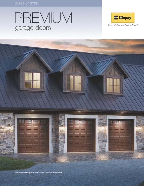 classic steel premium garage door brochure