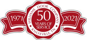 williams door company 50 years of service